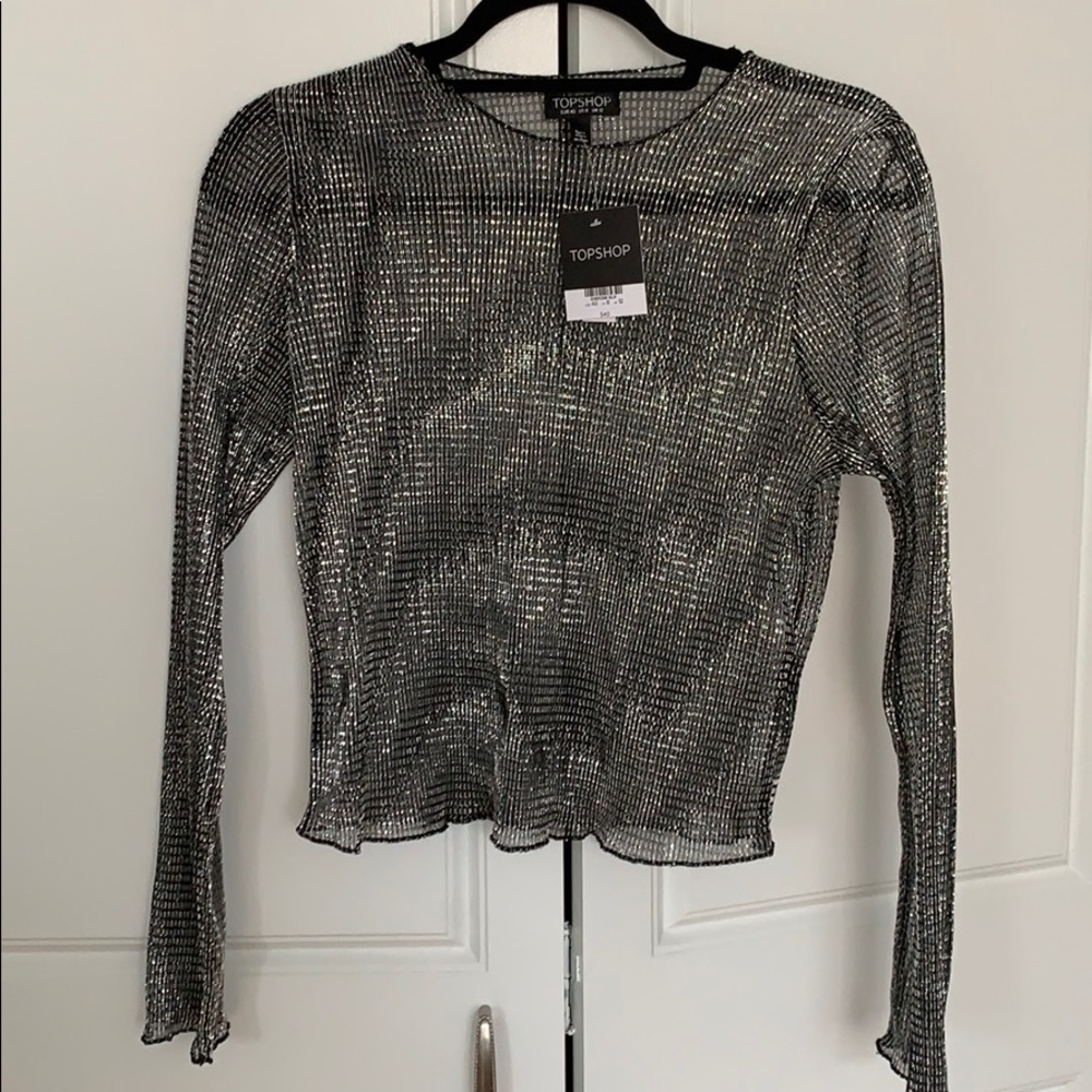 Shiny Crop Top